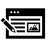 Blog-with-solid-fill